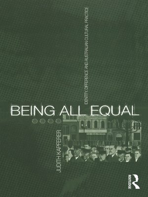 cover image of Being All Equal